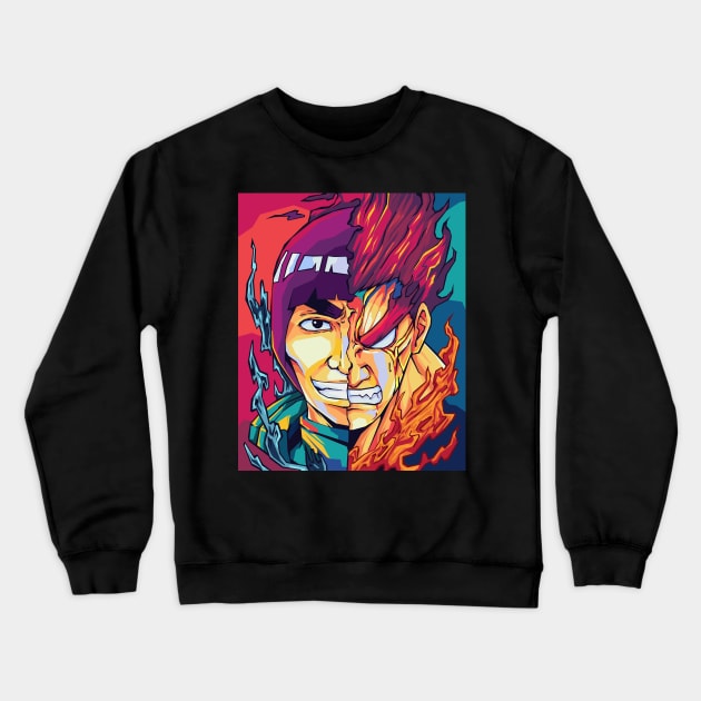 might guy wpap pop art Crewneck Sweatshirt by Kuli art